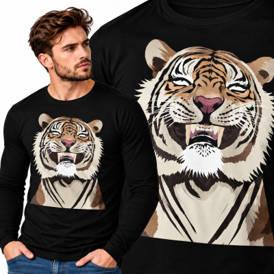 LONGSLEEVE ZWIERZĘTA   TIGERE